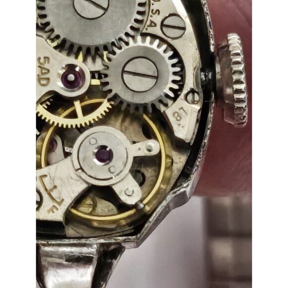 Vintage Ladies 1958 Bulova Watch 10KT Rolled Gold Plated Manual Wind Runs Good - Picture 7 of 11